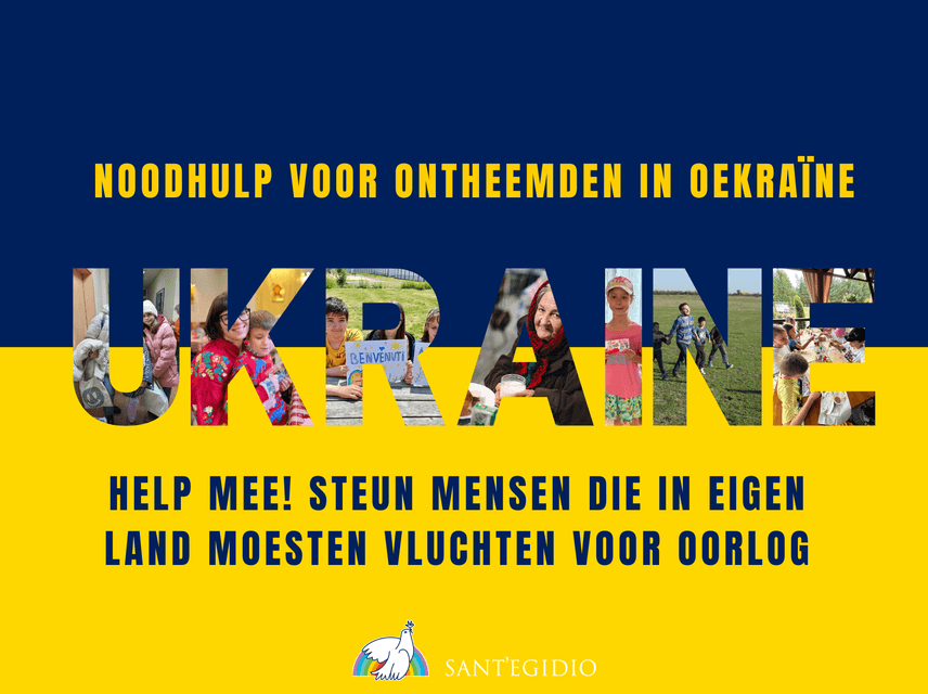 Noodhulp voor ontheemden in Oekraïne