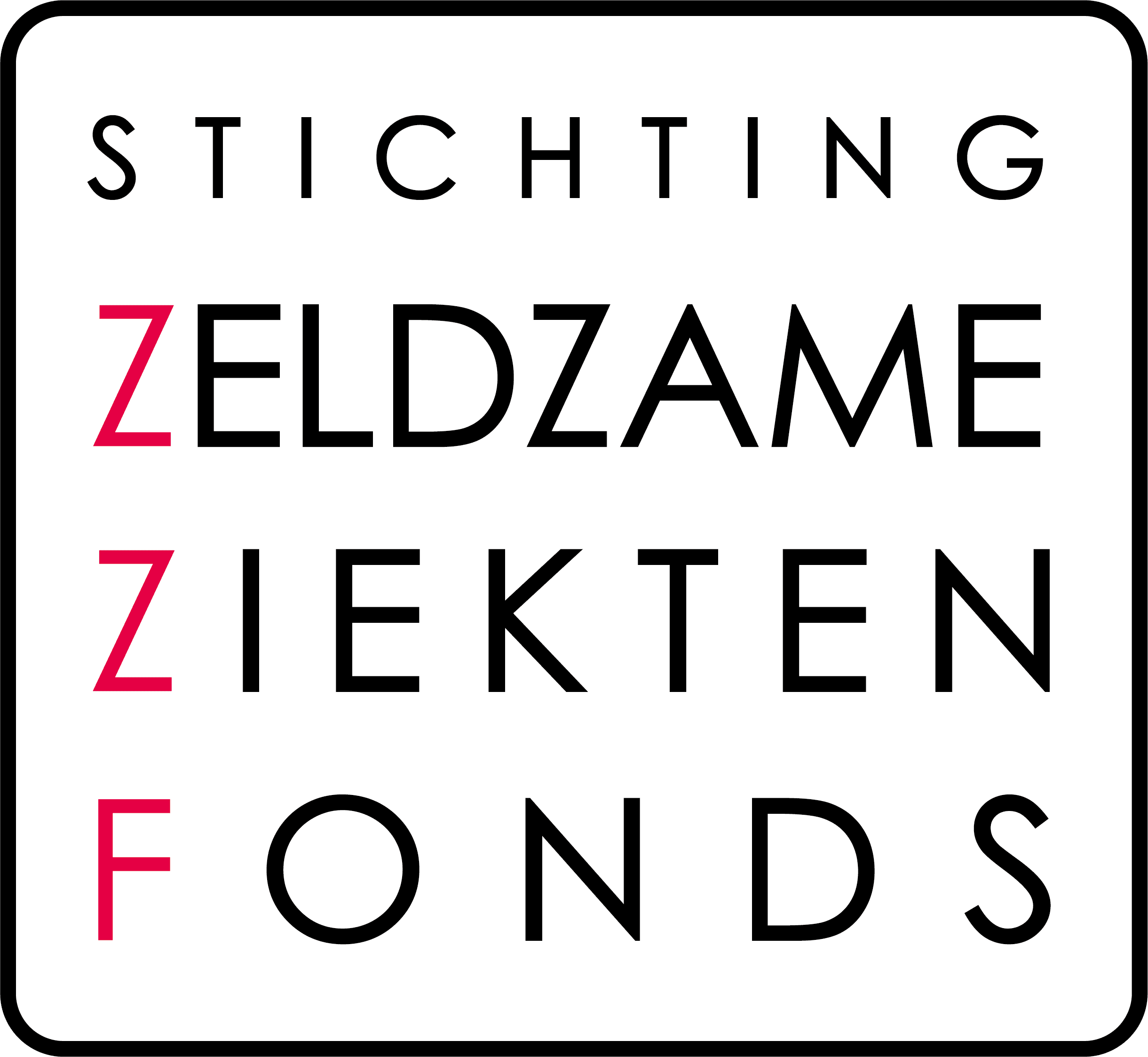 Zeldzame Ziekten Fonds logo